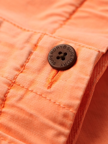 Superdry Regular Chino Pants in Orange