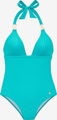 LASCANA Swimsuit in Green: front