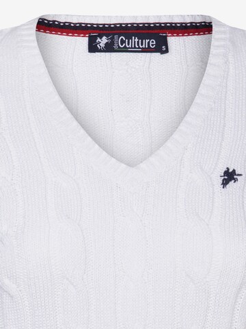 DENIM CULTURE - Jersey 'Perla' en blanco