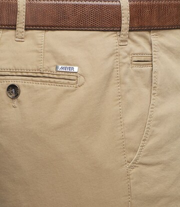 MEYER Slim fit Chino Pants 'Bonn' in Brown