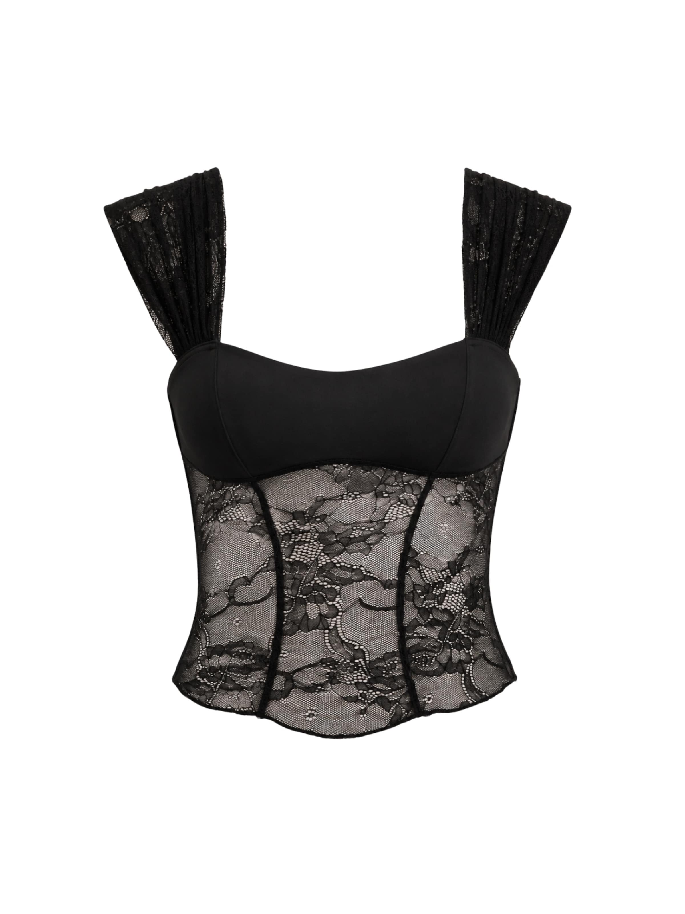 OW Collection Overdel ' VILDA ' i sort: forside