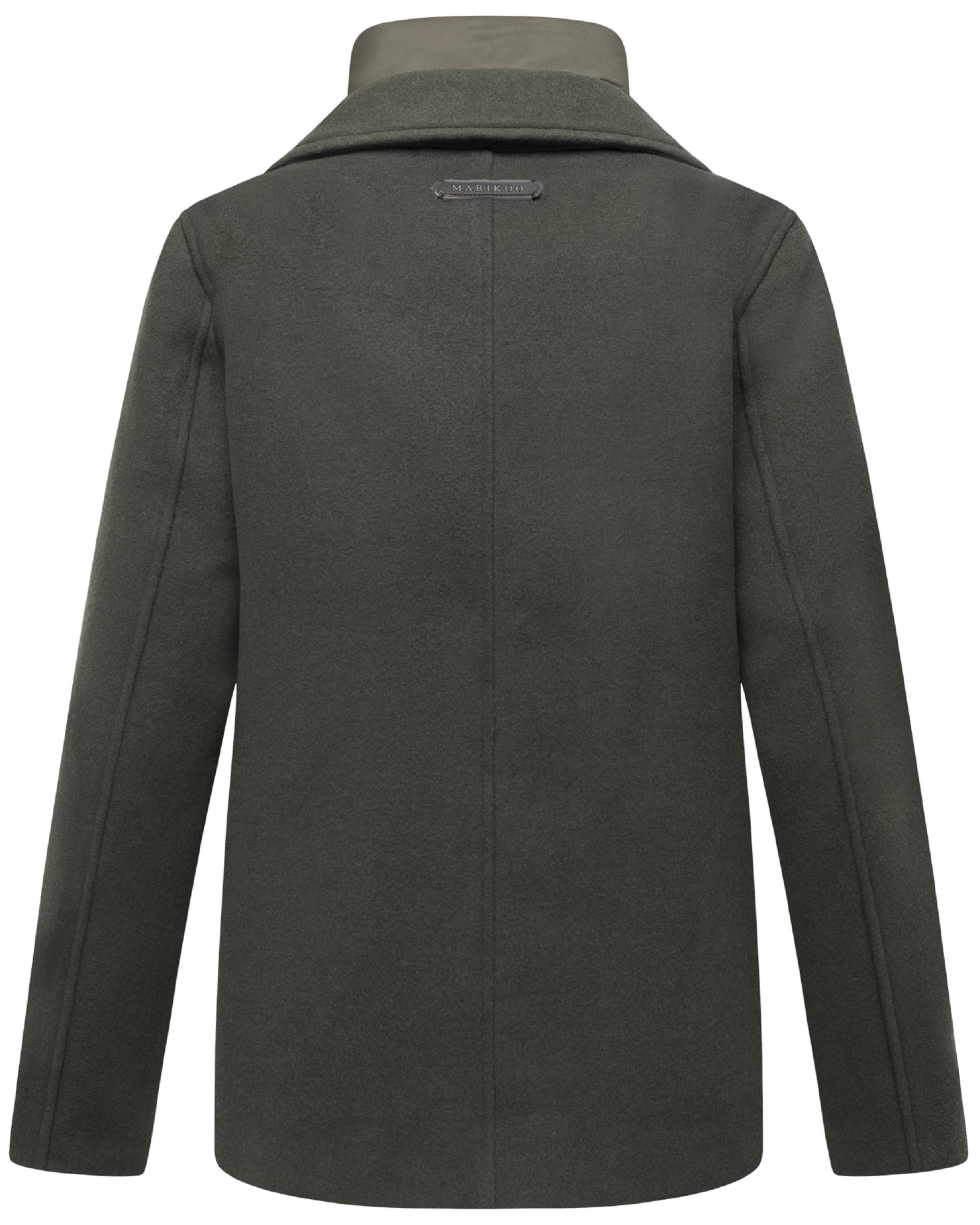 MARIKOO Between-seasons coat in Green