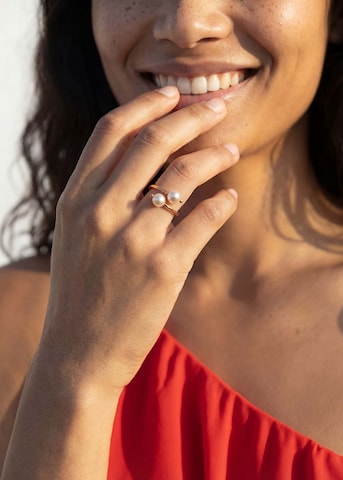 Anello 'Pearl Muse' di PURELEI in oro: frontale