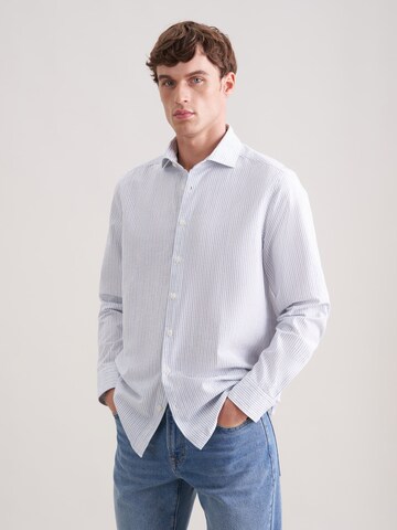 Coupe regular Chemise business SEIDENSTICKER en bleu