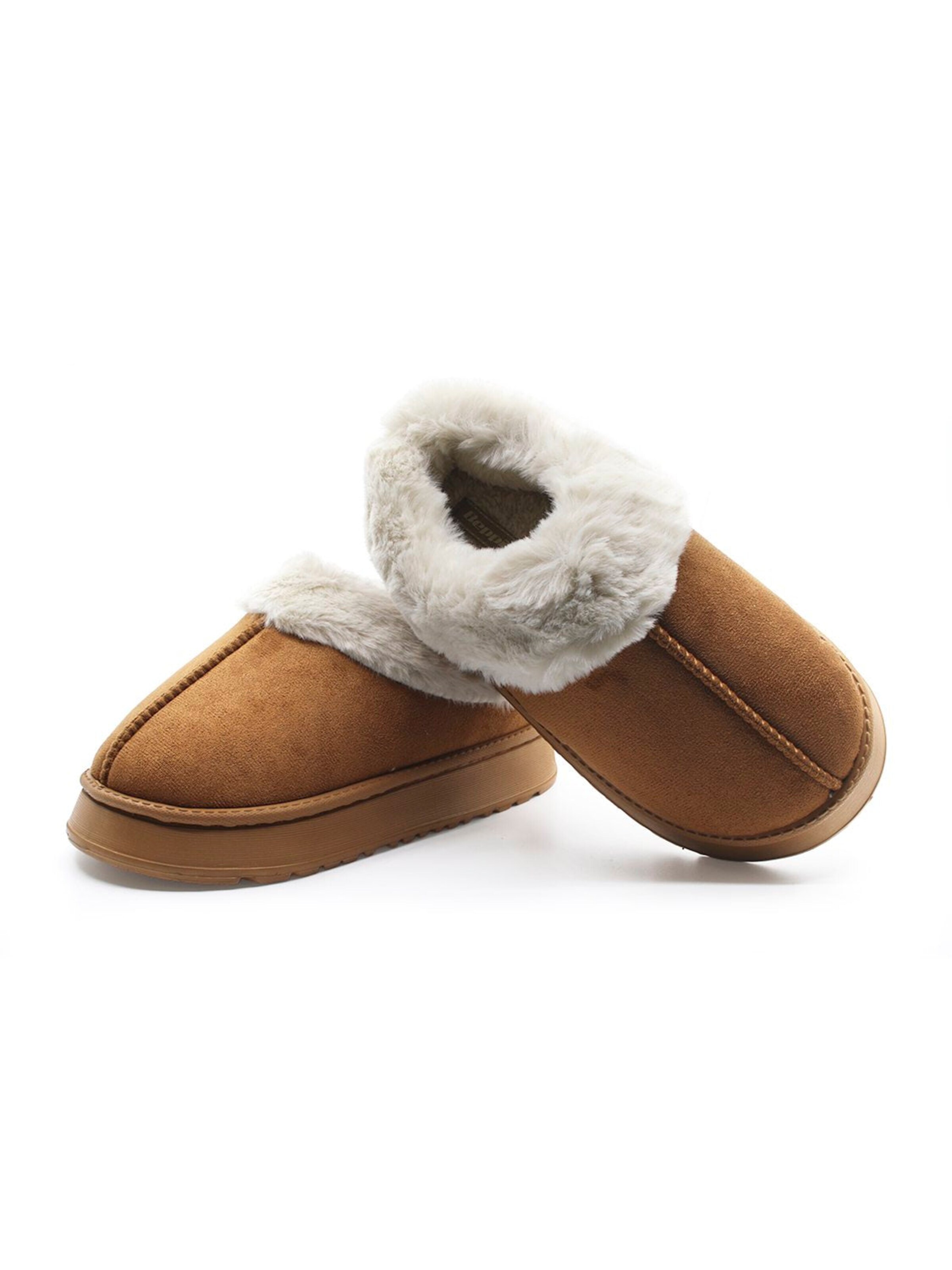 Beppi Slipper 'Indoor Shoe' in Beige
