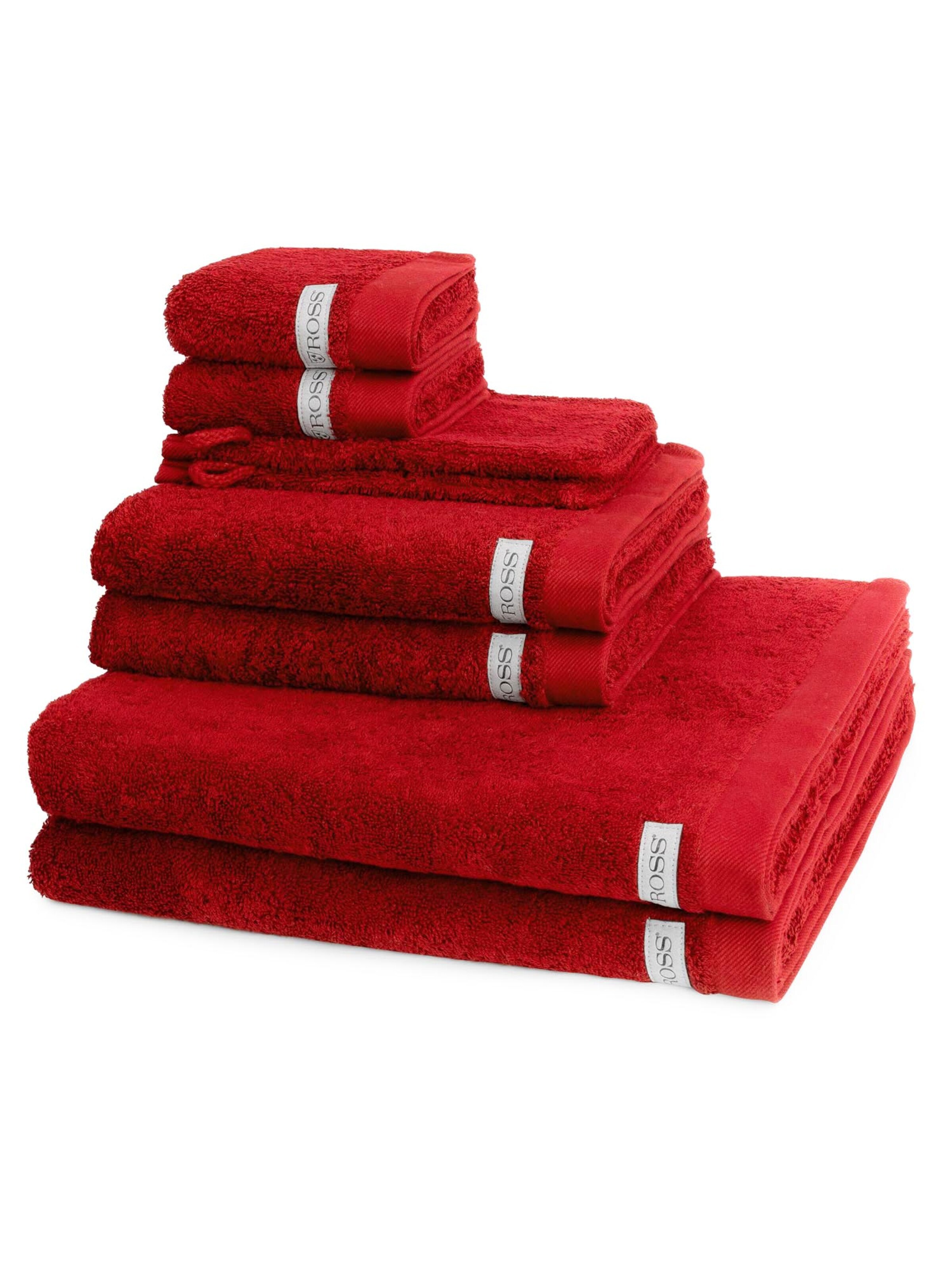 ROSS Handtuch 'Sinfonie'‌‌‌‌‌‌‌‌ in Rot: Vorderseite