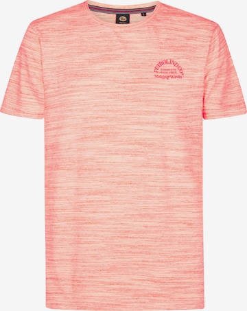 T-Shirt 'Petrol Industries - Heren t-shirt' PETROL en rouge : devant