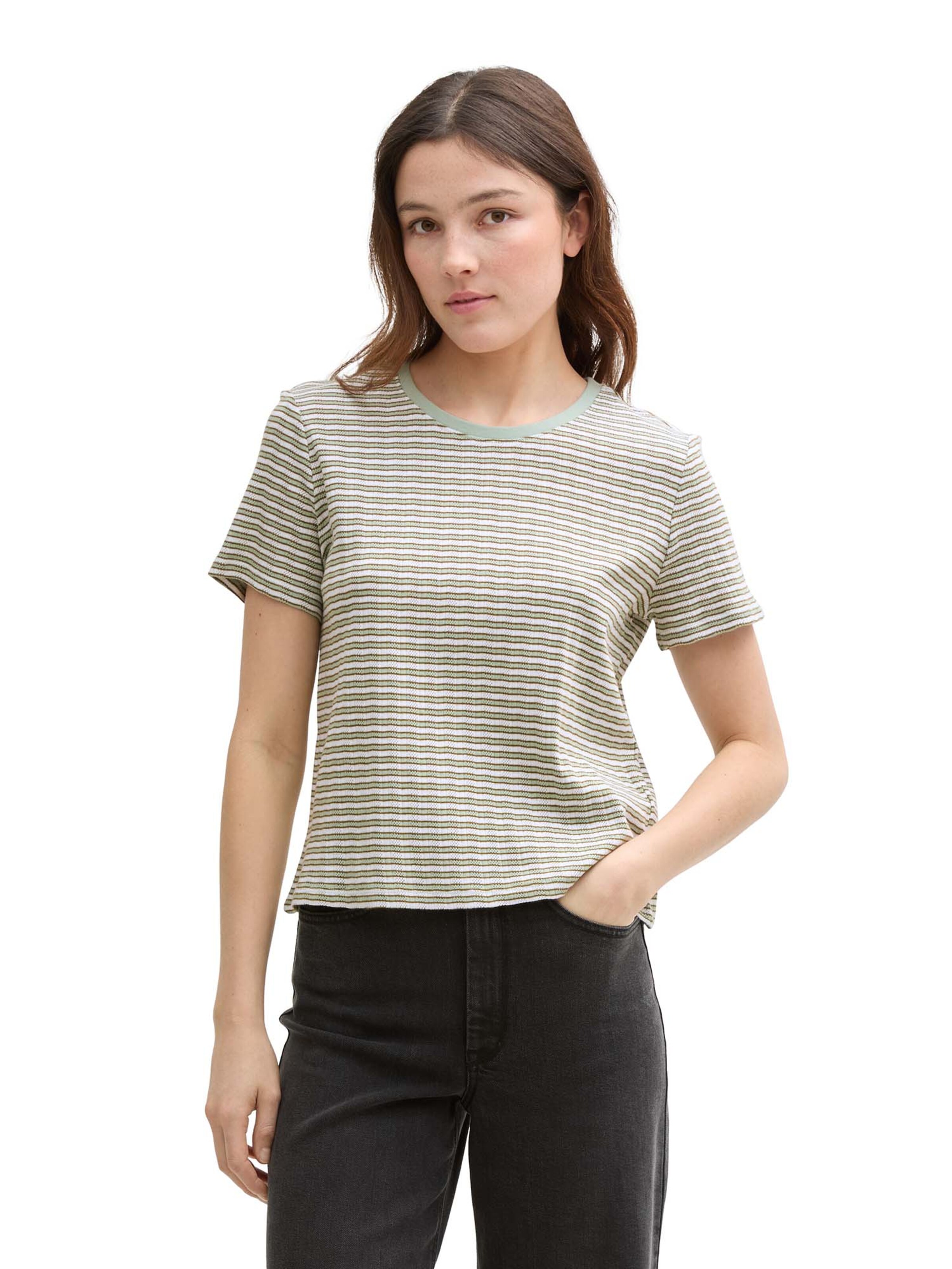 TOM TAILOR DENIM Shirt in White: front