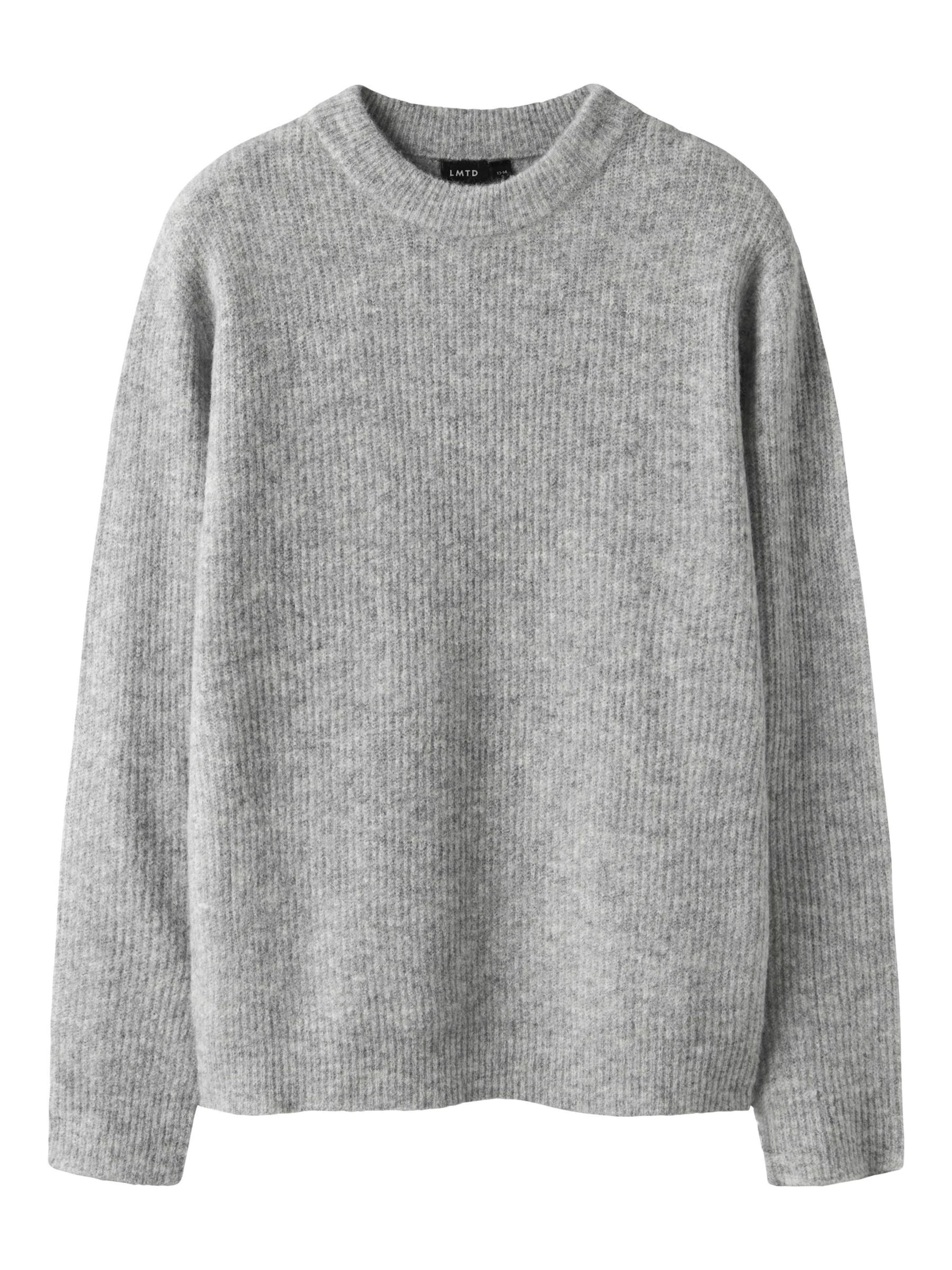 LMTD Sweater 'NLMKLEAVE' in Grey: front