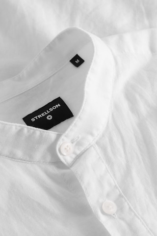 STRELLSON Regular fit Button Up Shirt 'Conell' in White