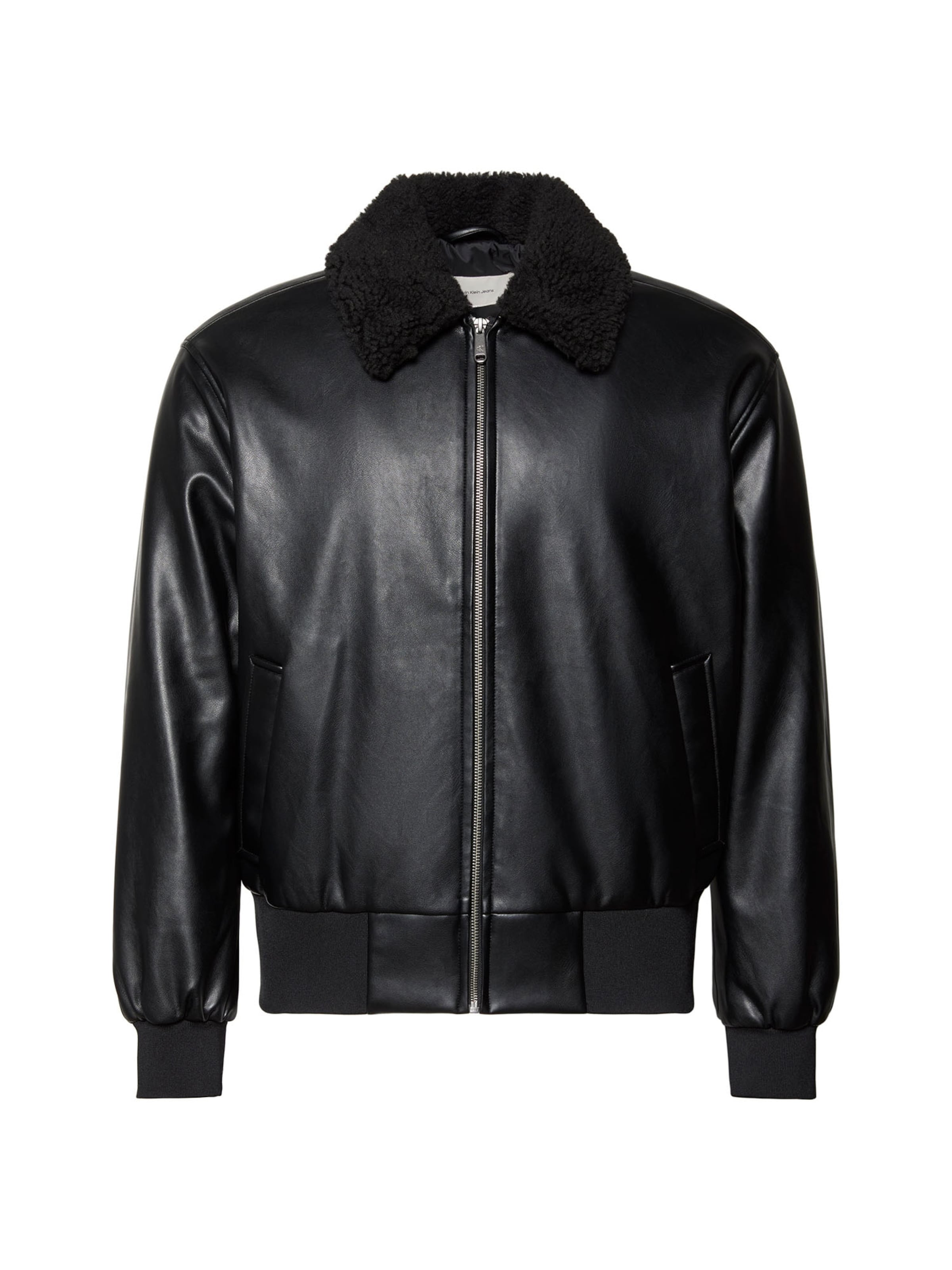 Calvin Klein Jeans Between-season jacket in Black: front