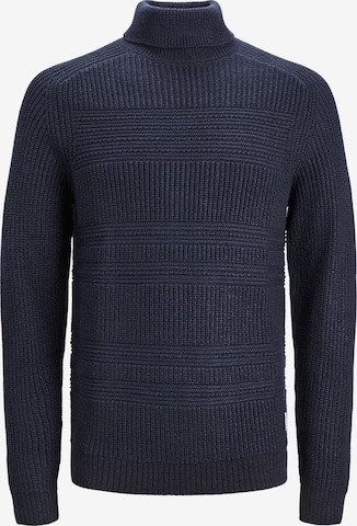 JACK & JONES Sweater 'DAVIS' in Blue: front