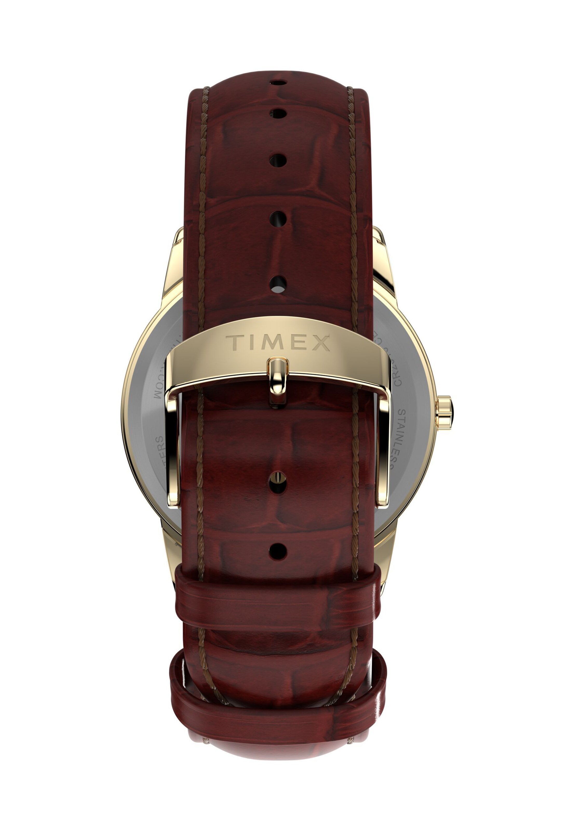 Montre à affichage analogique TIMEX en marron