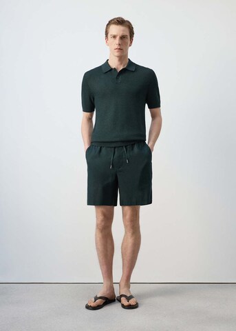 MANGO MAN Regular Shorts 'Vitos' in Grün: Vorderseite