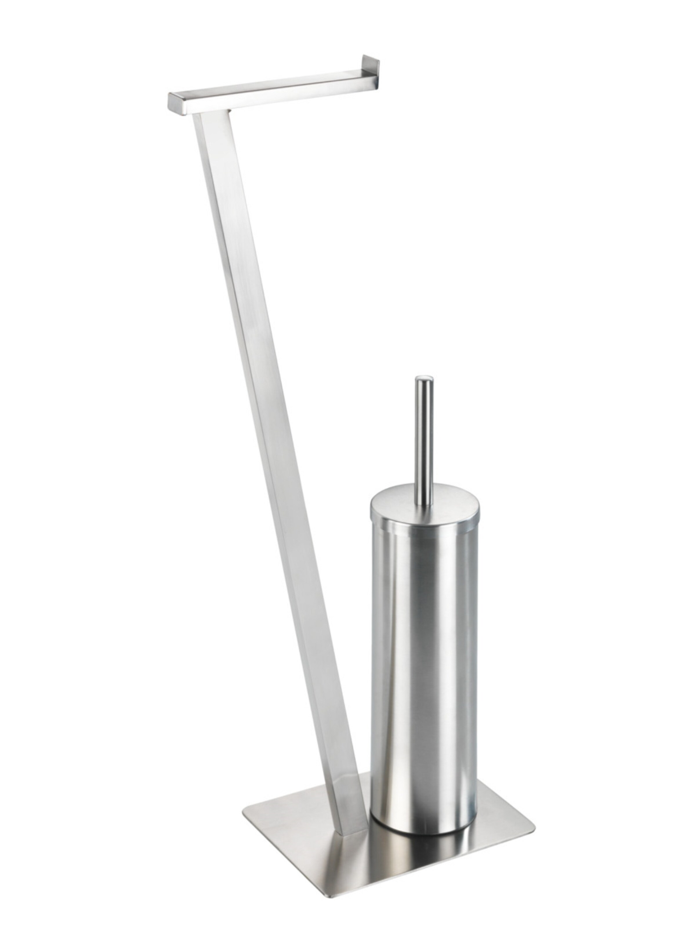 Wenko WC-Garnitur 'Lirio' in Silber