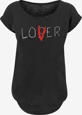 F4NT4STIC Shirt 'IT Loser Love' in Schwarz: predná strana