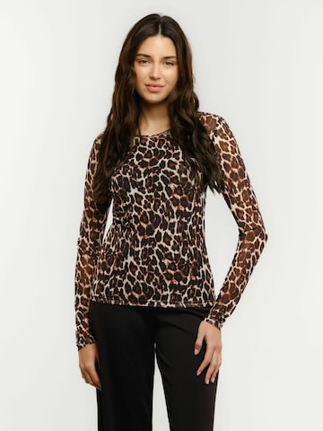 Liberte Essentiel Top ' MESH ' in Mixed colours: front