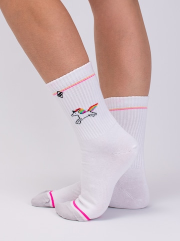 Chaussettes J.Clay en blanc : devant