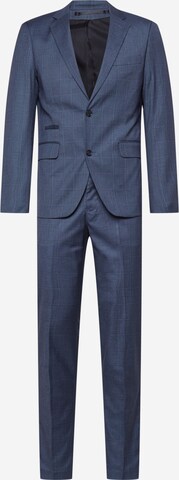 Lindbergh Slim fit Suit in Blue: front