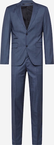 Lindbergh Slimfit Pak in Blauw: voorkant