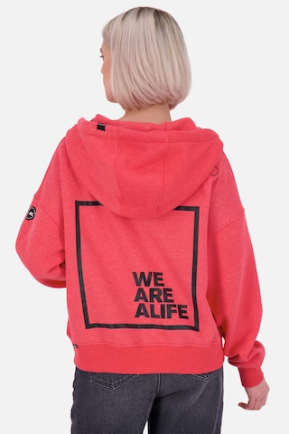 Alife and Kickin Zip-Up Hoodie 'JesseAK' in Pink