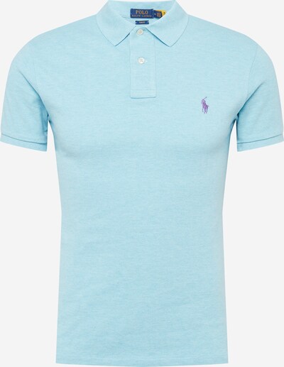 Tricou POLO RALPH LAUREN pe albastru deschis / mov zmeură, Vizualizare produs