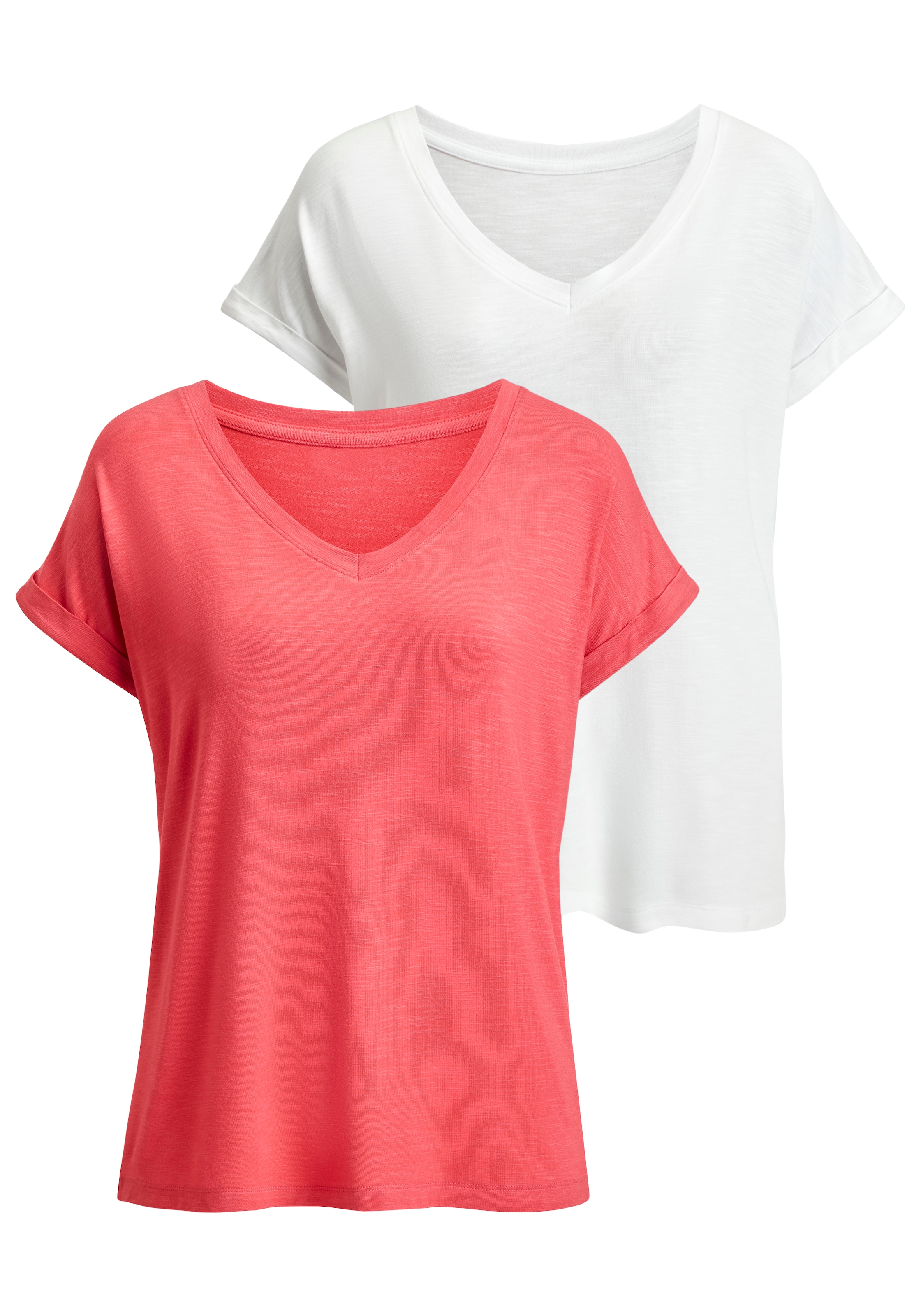 BEACH TIME Shirt in Orange: front
