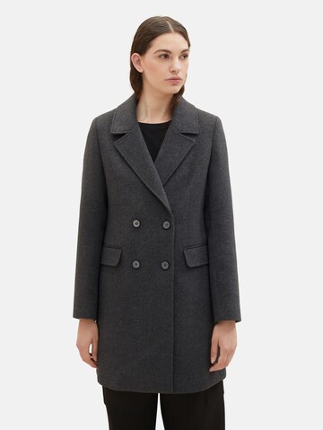 TOM TAILOR DENIM Between-seasons coat in Grey: front