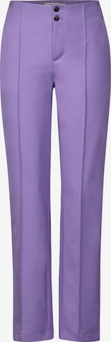 STREET ONE Slim fit Chino Pants in Purple: front