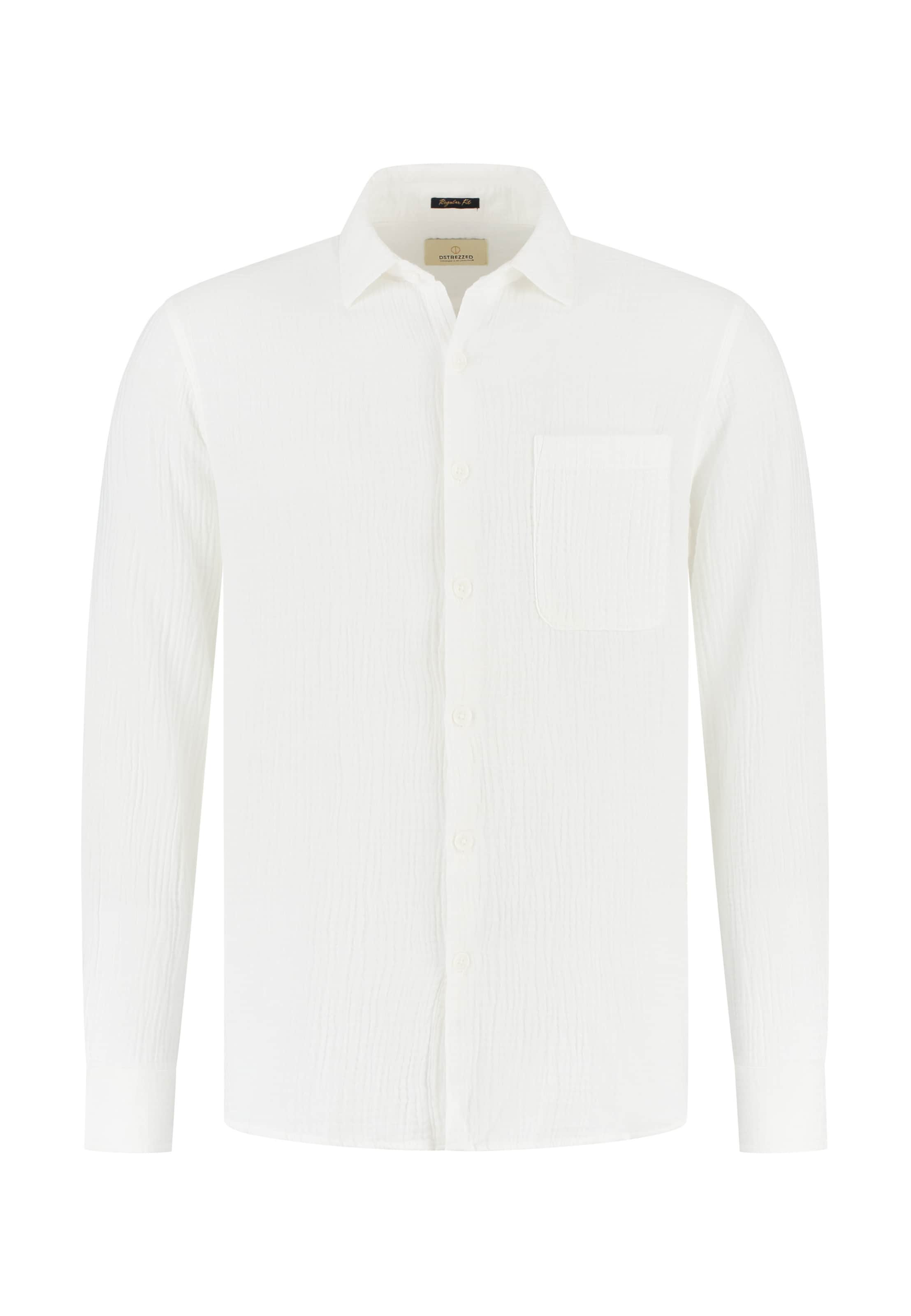 Dstrezzed Button Up Shirt 'Axton' in White, Item view