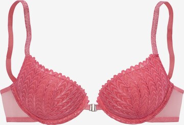 s.Oliver Push-up Behå i rosa: framsida