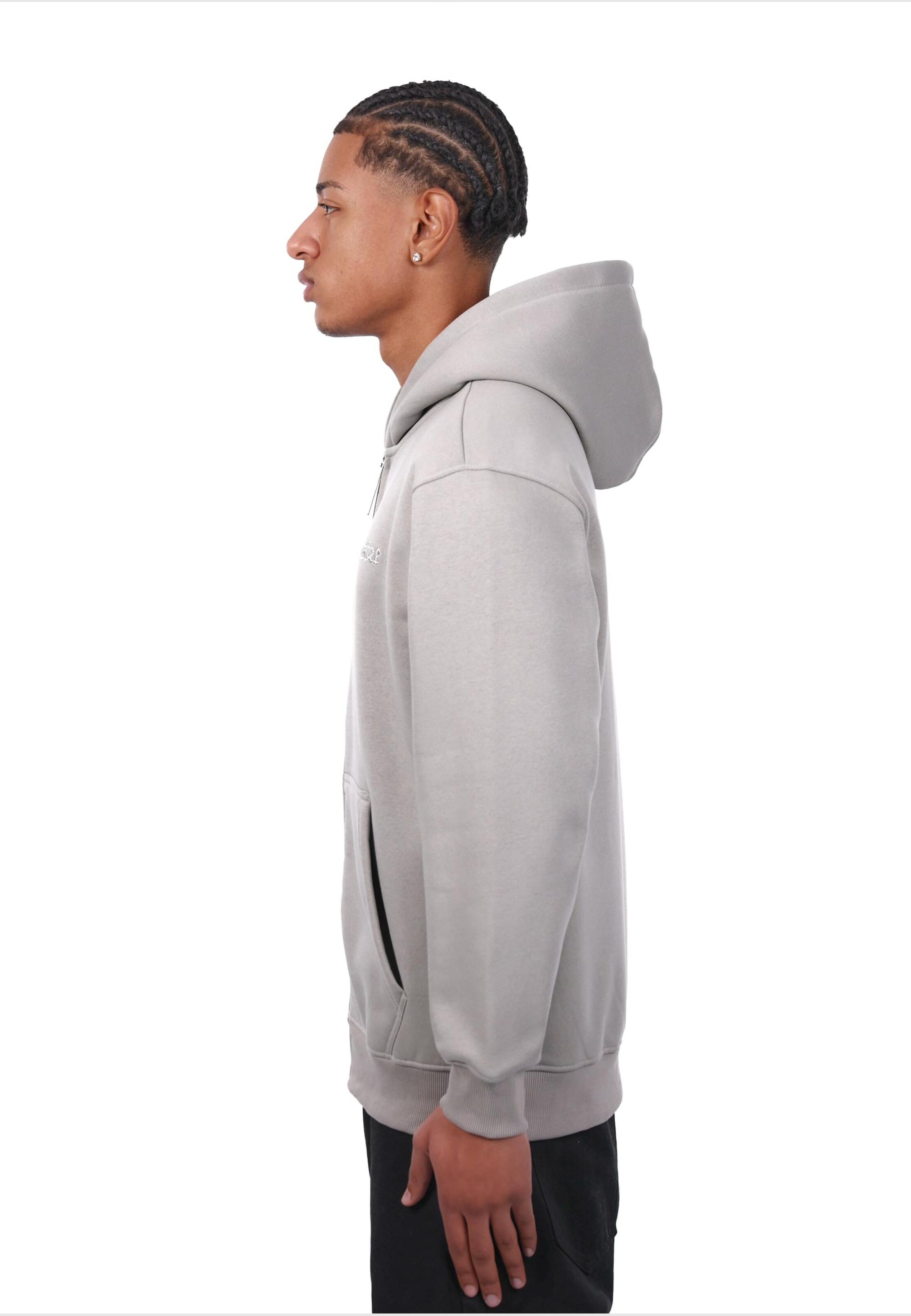 Giacca di felpa di Dropsize in beige