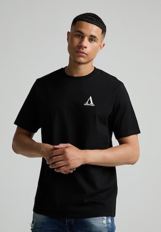 Alessandro Zavetti - Camisa 'Fossano' em preto