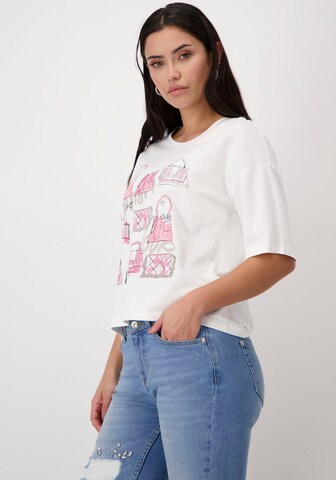 monari T-shirt i vit