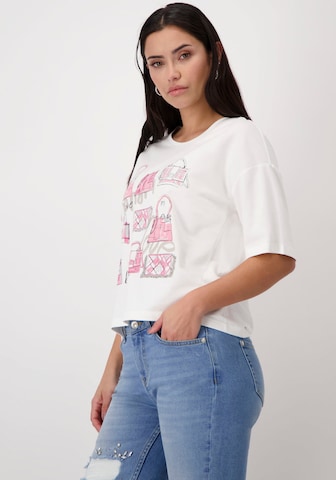 T-shirt monari en blanc