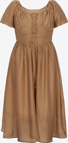 usha FESTIVAL - Vestido en marrón: frente