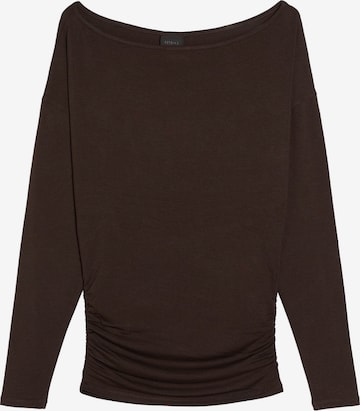 Bershka Shirt in Bruin: voorkant