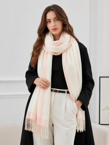 alberto cabale Scarf 'Balance' in Pink: front