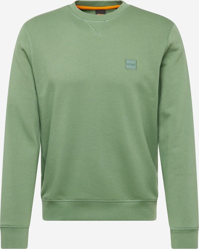 BOSS Sweatshirt in de kleur Groen, Productweergave