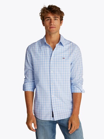 Regular fit Camicia di Tommy Jeans in blu: frontale