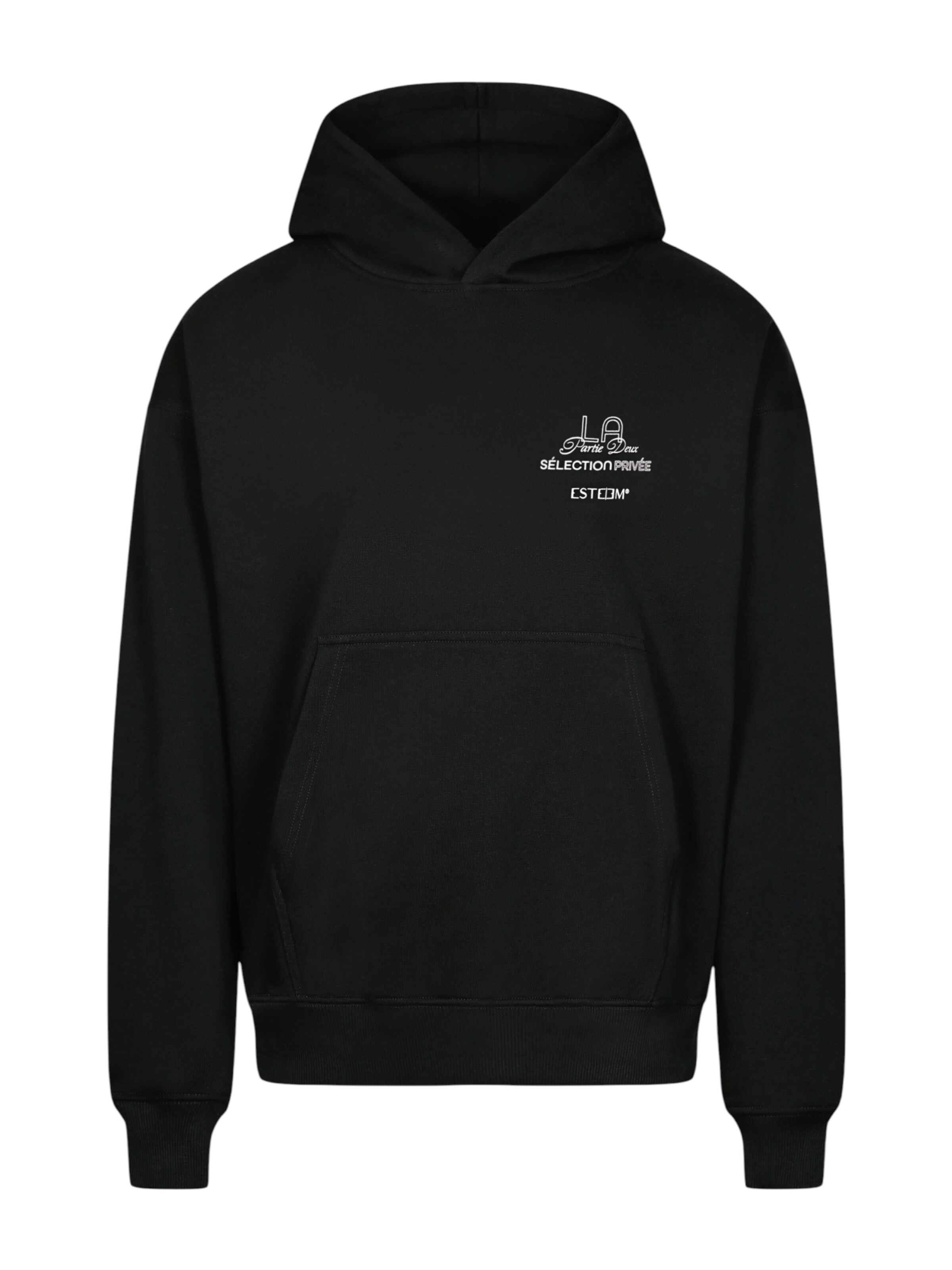 ESTEEM Sweatshirt 'Sélection Privée' in Schwarz: Vorderseite
