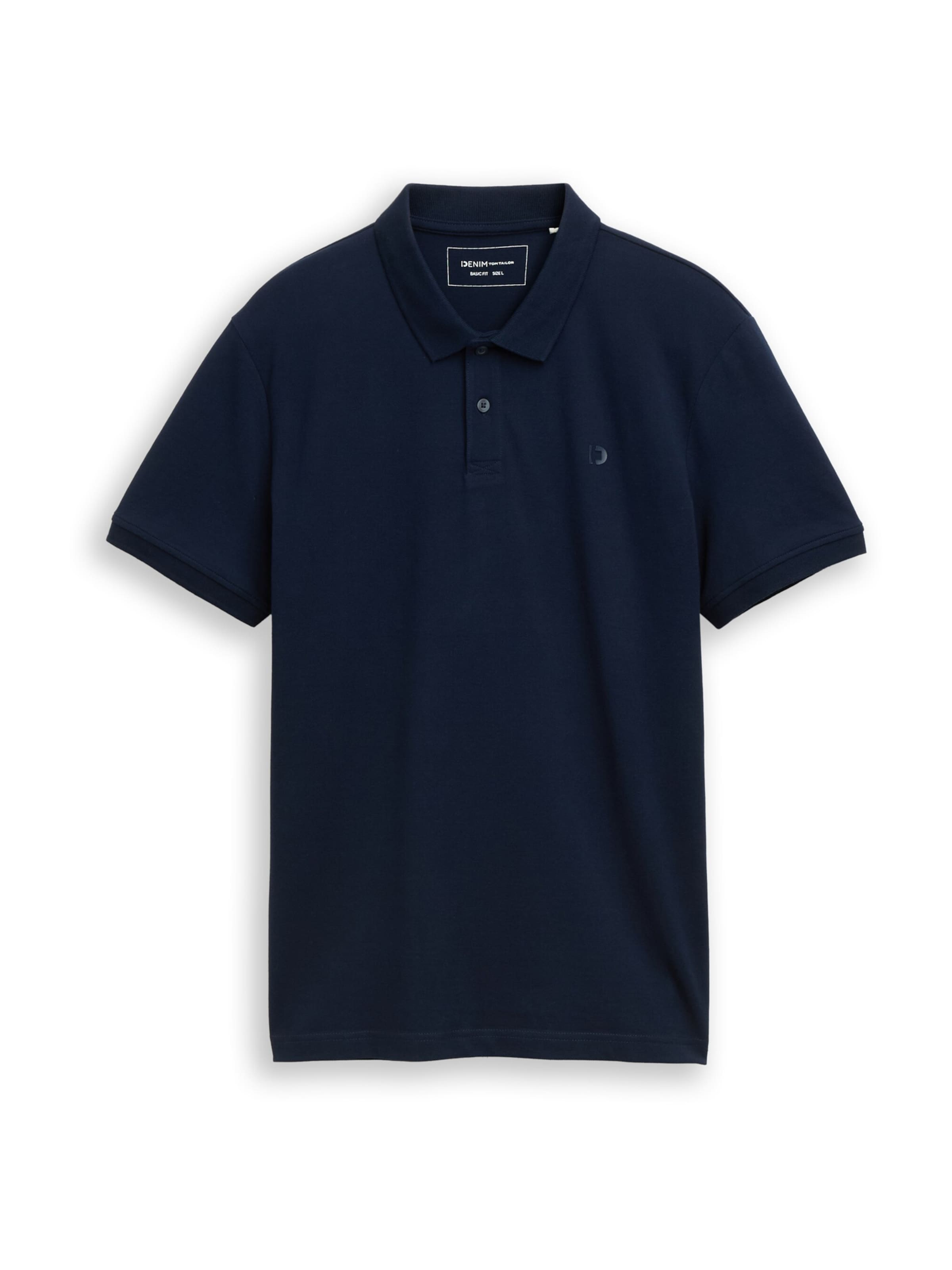 TOM TAILOR DENIM Shirt in Blauw: voorkant