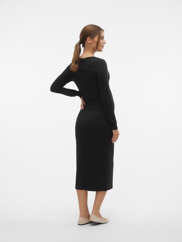 Rochie tricotat 'Brynja' de la MAMALICIOUS pe negru