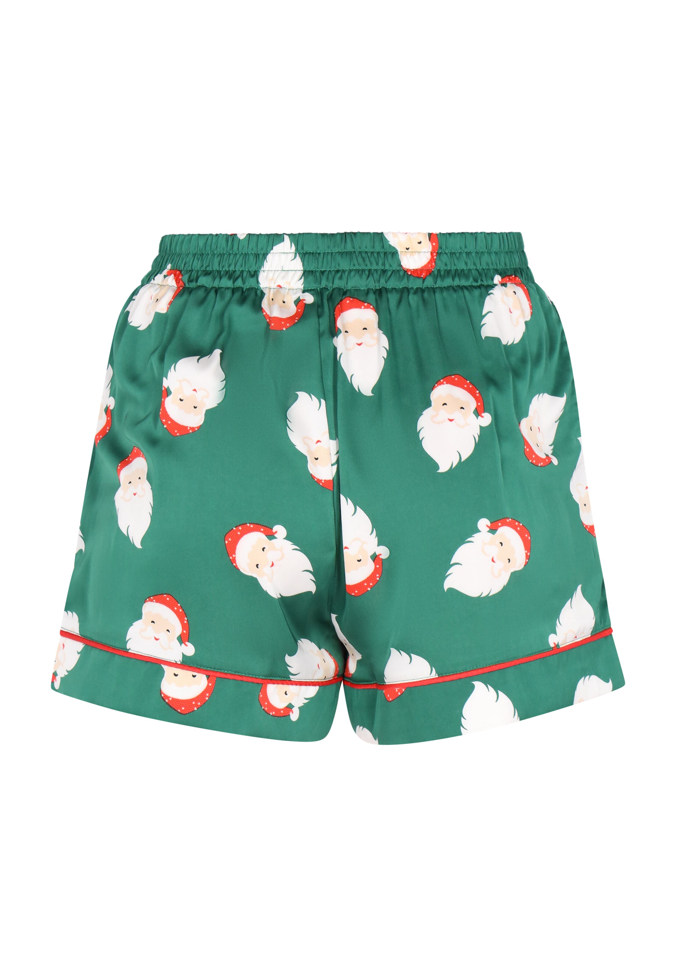 swirly - Pijama de pantalón corto 'Cosy' en verde