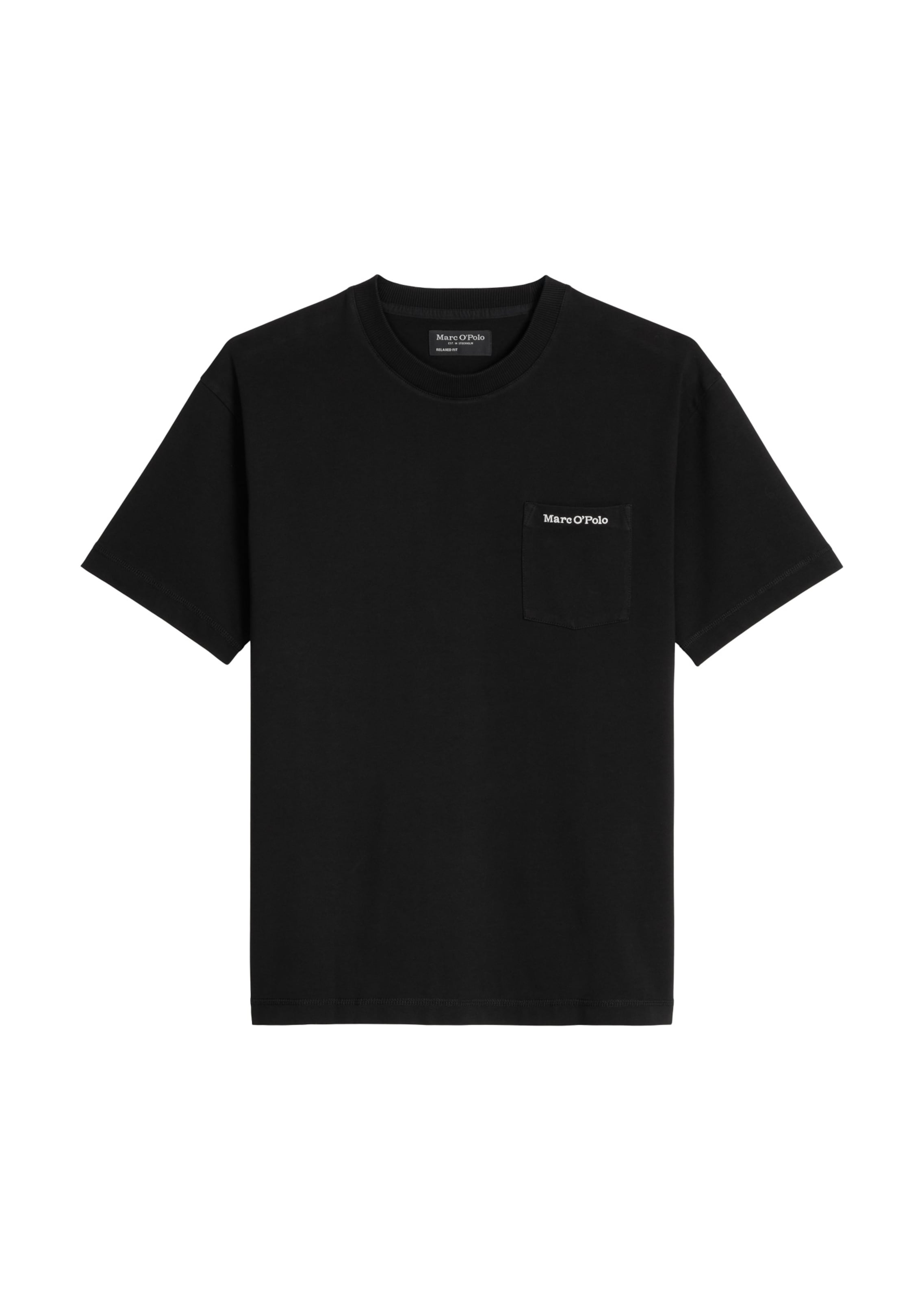 Marc O'Polo Shirt in Zwart: voorkant