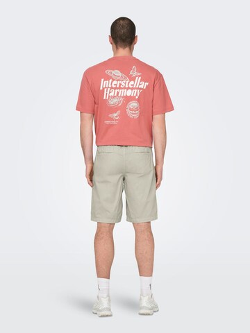Only & Sons - regular Pantalón chino 'LOC' en gris