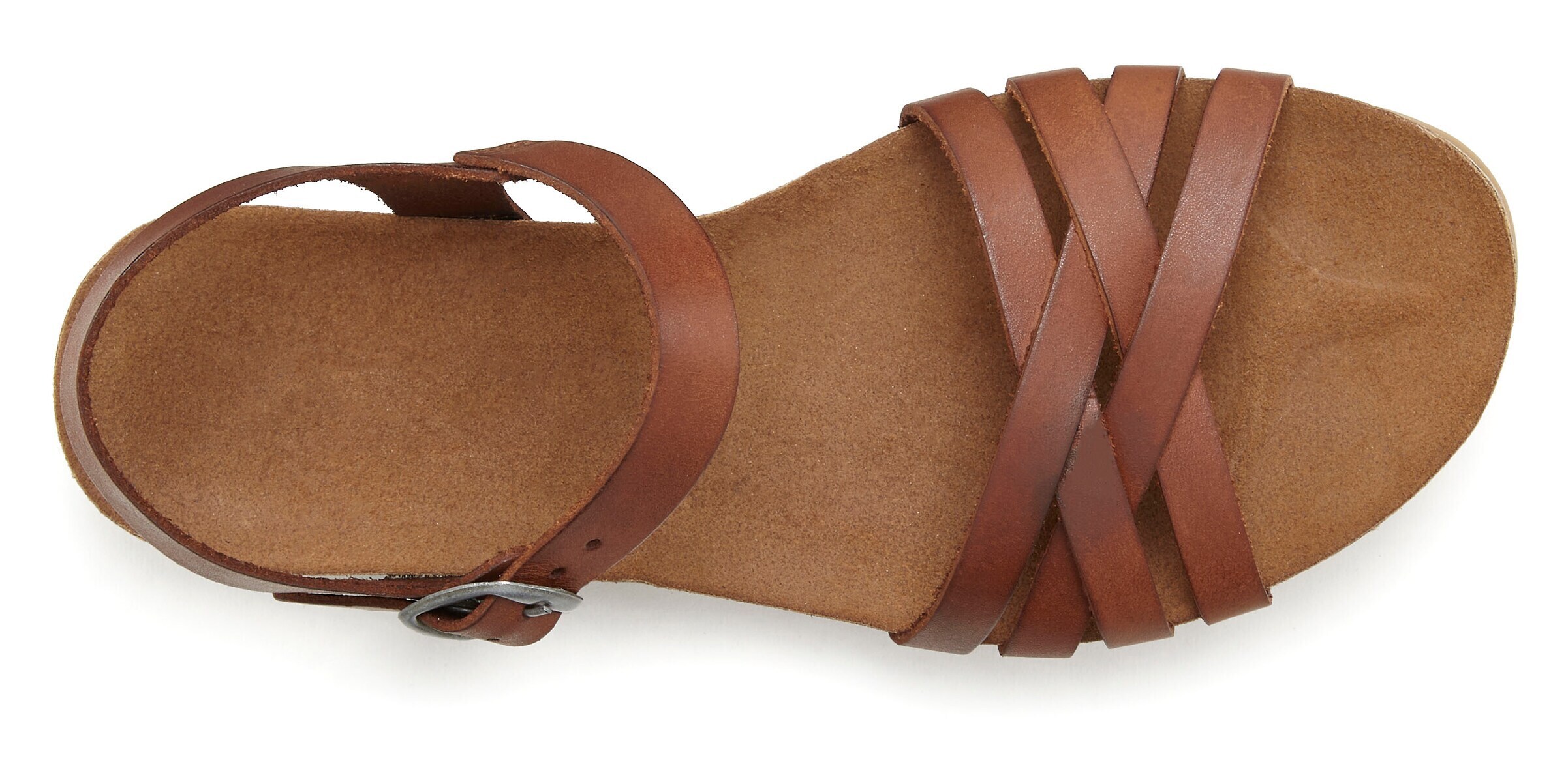 LASCANA Σανδάλι σε καφέ