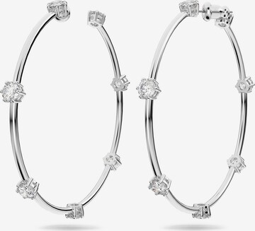 Boucles d'oreilles Swarovski en argent