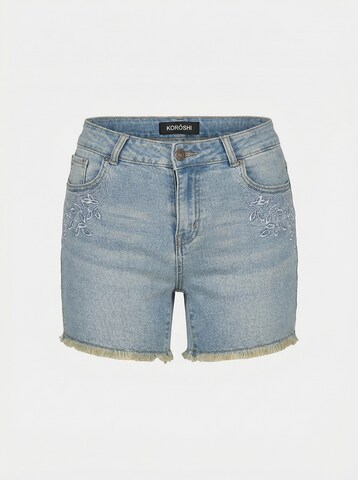 KOROSHI Slimfit Jeans i blå