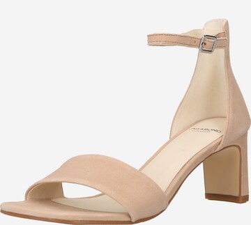 VAGABOND SHOEMAKERS - Sandalias con hebilla 'LUISA' en beige: frente